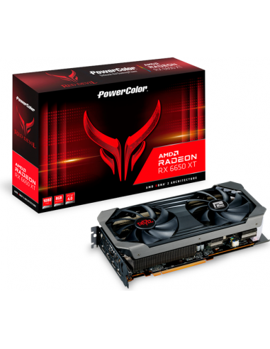 PowerColor Radeon Red Devil RX 6650 XT 8GB GDDR6 (AXRX 6650XT 8GBD6-3DHE/OC)