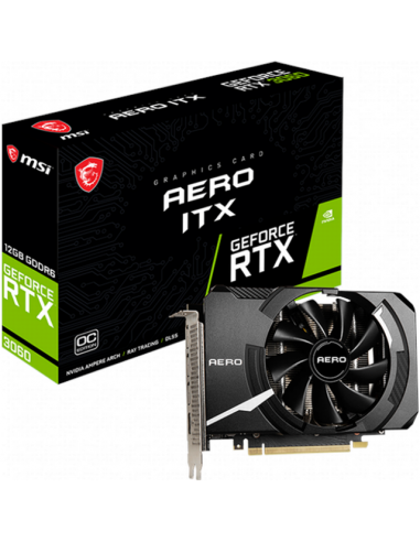 MSI GeForce RTX 3060 AERO ITX 12G OC NVIDIA 12 GB GDDR6