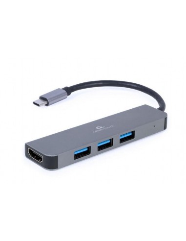 Gembird A-CM-COMBO2-01 USB Type-C 2-in-1 multi-port adapter (Hub + HDMI)