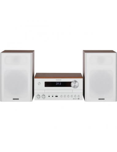 Kenwood M-820DAB Home audio micro system 50 W White, Wood