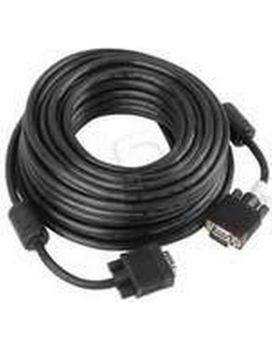 Lanberg CA-VGAC-10CC-0150-B VGA cable 15 m VGA (D-Sub) Black