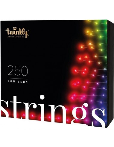 TWINKLY Strings 250 (TWS250STP-BEU) Smart Christmas tree lights 250 LED RGB 20 m