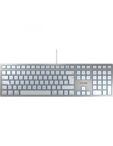 Cherry Keyboard KC 6000 FOR MAC slim silber (JK-1610DE-1)