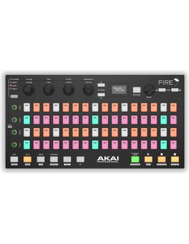 AKAI FIRE CONTROLLER ONLY FL Studio Controller without software Black