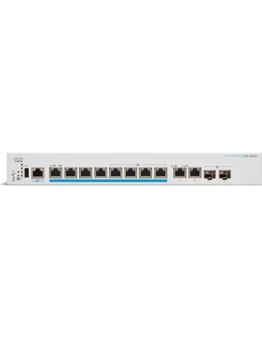 Cisco CBS350 Managed L3 2.5G Ethernet (100/1000/2500) Power over Ethernet (PoE) 1U Black, Grey