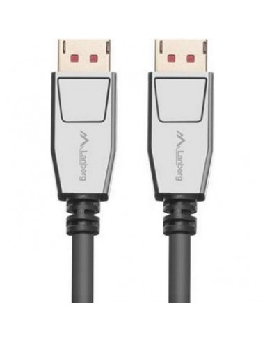 Lanberg CA-DPDP-20CU-0010-BK DisplayPort cable 20 PIN V1.4 1m 8K