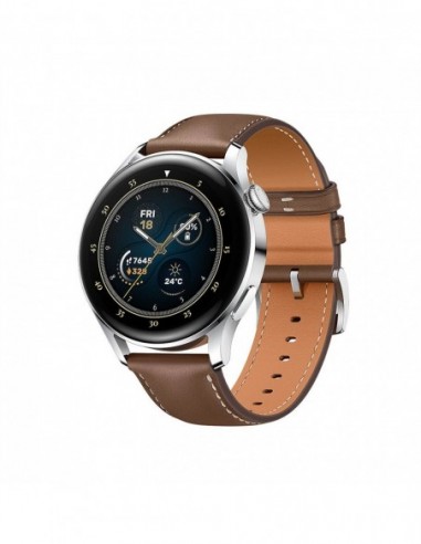 HUAWEI Watch 3 stainless steel / brown