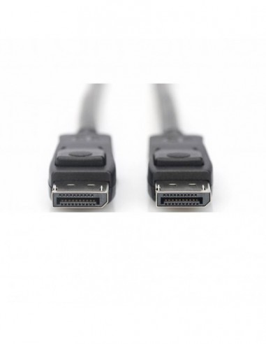 DIGITUS DisplayPort Cable 3m DP St/St m/lock UHD 8K