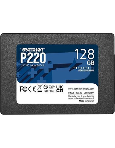 Patriot Memory P220 128GB 2.5" Serial ATA III