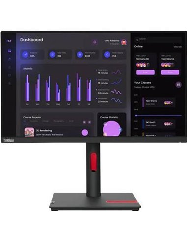 TFT Lenovo ThinkVision T24i-30 60.5 cm (23.8)LED,HDMI,VGA,DisplayPort