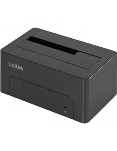 HDD docking station LogiLink Quickport USB 3.1 Gen 2 1-Port for 2.5/3.5 SATA HDD/SSD QP0027