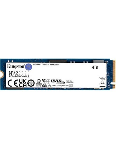 Kingston NV2 4TB Kingston SNV2S/4000G M.2 PCIe 4.0 NVMe