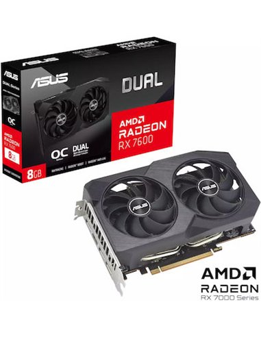 Asus Radeon RX 7600 8GB Dual OC V2