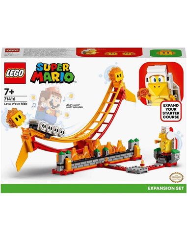 LEGO SUPER MARIO 71416 EXPANSION SET - LAVA WAVE RIDE