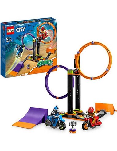 LEGO CITY 60360 SPINNING STUNT CHALLENGE