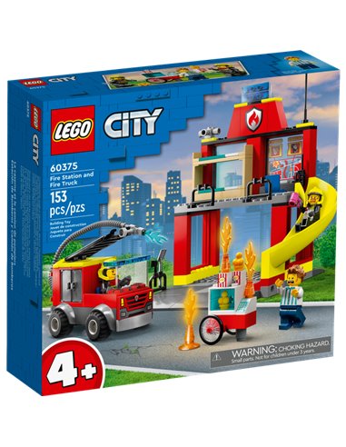 LEGO CITY 60375 FIRE STATION AND FIRE TRUCK