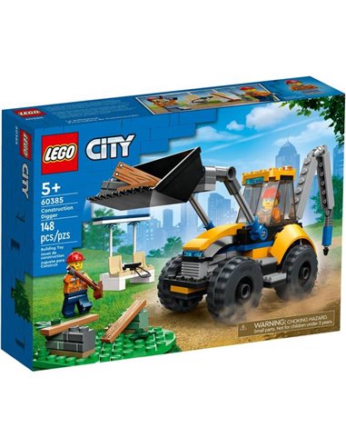 LEGO CITY 60385 CONSTRUCTION DIGGER