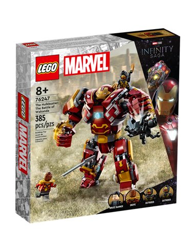 LEGO SUPER HEROES 76247 THE HULKBUSTER: THE BATTLE OF WAKANDA