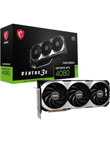 MSI RTX 4080 16GB VENTUS 3X OC graphics card NVIDIA GeForce RTX 4080 GDDR6X