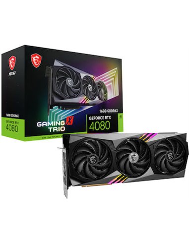 MSI GeForce RTX 4080 16GB GAMING X TRIO NVIDIA GDDR6X