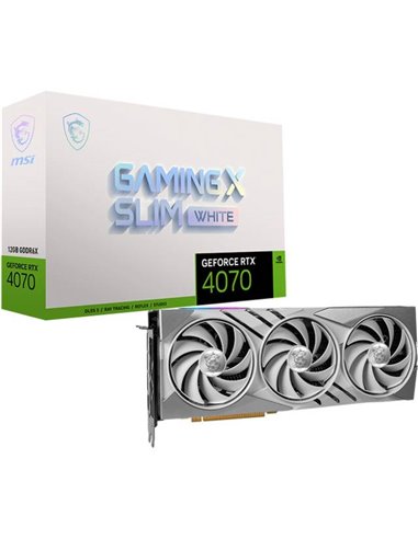 MSI GeForce® RTX 4070 12GB Gaming X SLIM WHITE