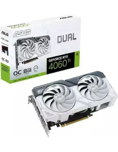 Asus GeForce® RTX 4060TI 8GB DUAL White OC