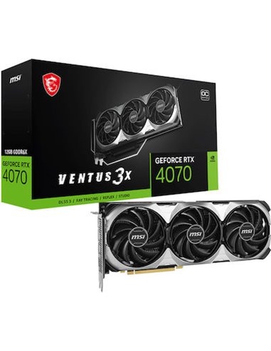 MSI GeForce® RTX 4070 12GB Ventus 3X E OC