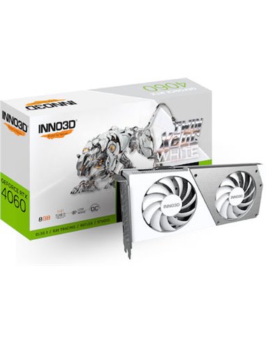 VGA Inno3D GeForce® RTX 4060 8GB Twin X2 OC White