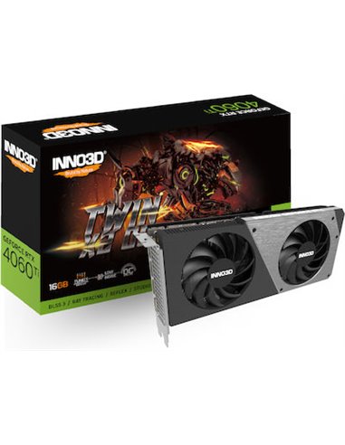 VGA Inno3D GeForce® RTX 4060TI 16GB Twin X2 OC