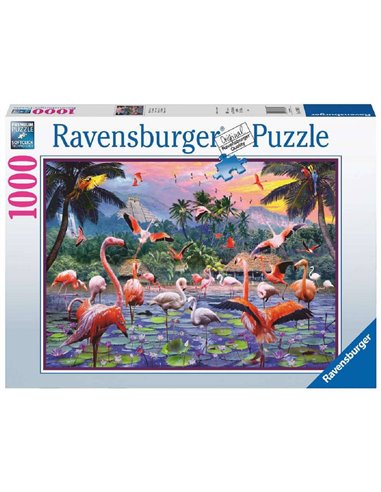 Ravensburger Pink Flamingos 1000 Pieces