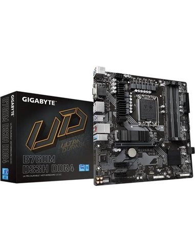 Gigabyte B760M DS3H DDR4 motherboard Intel B760 LGA 1700 micro ATX