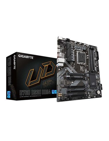 Gigabyte B760 DS3H DDR4 motherboard Intel B760 Express LGA 1700 micro ATX