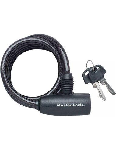 Master Lock Spiral Cable Lock 8mm 8126EURDPRO