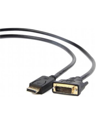 Gembird CC-DPM-DVIM-6 video cable adapter 1.8 m DisplayPort DVI Black