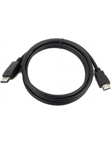 Gembird CC-DP-HDMI-3M DisplayPort to HDMI cable (not bi-directional), 3m, black