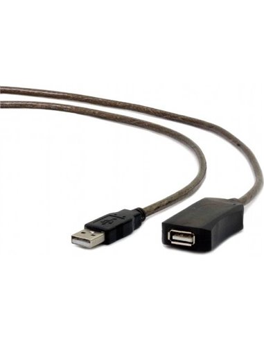 Gembird USB A/USB A M/F 10m USB cable USB 2.0 Black