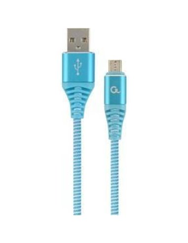 Gembird CC-USB2B-AMMBM-1M-VW USB cable USB 2.0 Micro-USB B USB A Turquoise