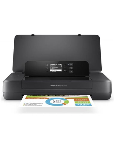 HP Officejet 200 Mobile Printer, Print, Front-facing USB printing