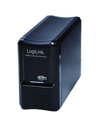 HDD housing LogiLink storage housing 3.5 SATA USB 3.0 2-Bay Raid UA0154A