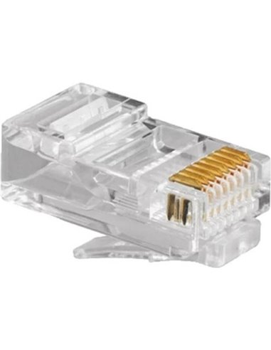 Cablexpert PLUG3UP6/100 wire connector 1 Transparent