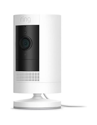 Ring Stick Up Cam Plug-In black Security Camera