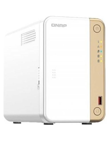 NAS Server QNAP TS-262-4G Tower - Intel® Celeron® - N4505 - Gold - White?