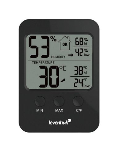 Levenhuk Wezzer BASE L30 thermohygrometer black