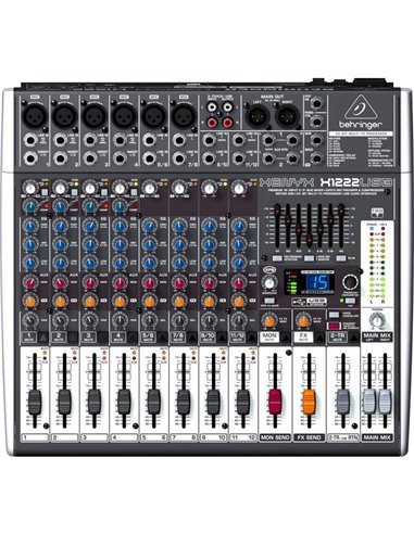 Behringer X1222USB audio mixer 4 channels