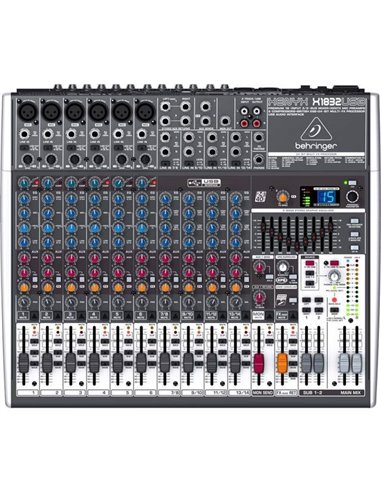 Behringer X1832USB audio mixer 18 channels