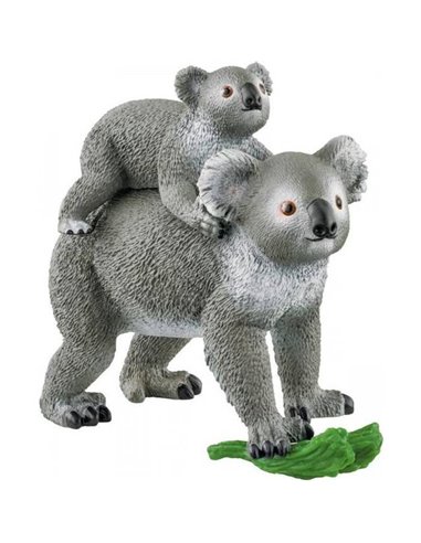 Schleich Wild Life 42566 Koala Mother with Baby