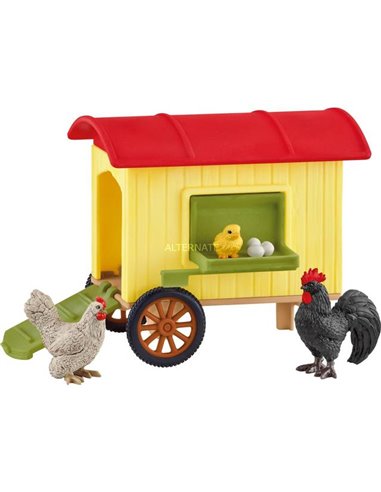 Schleich Farm World 42572 Mobile Chicken Coop