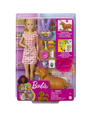 Barbie Doll And Pets