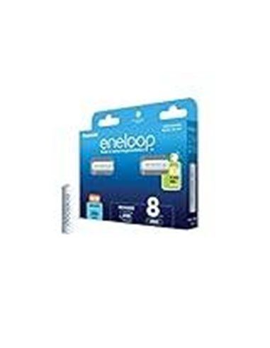 1x8 Panasonic Eneloop Micro AAA 800mAh NiMH BK-4MCDE/8BE