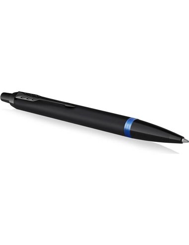 Parker IM Vibrant Rings navy blue Ballpoint Pen M